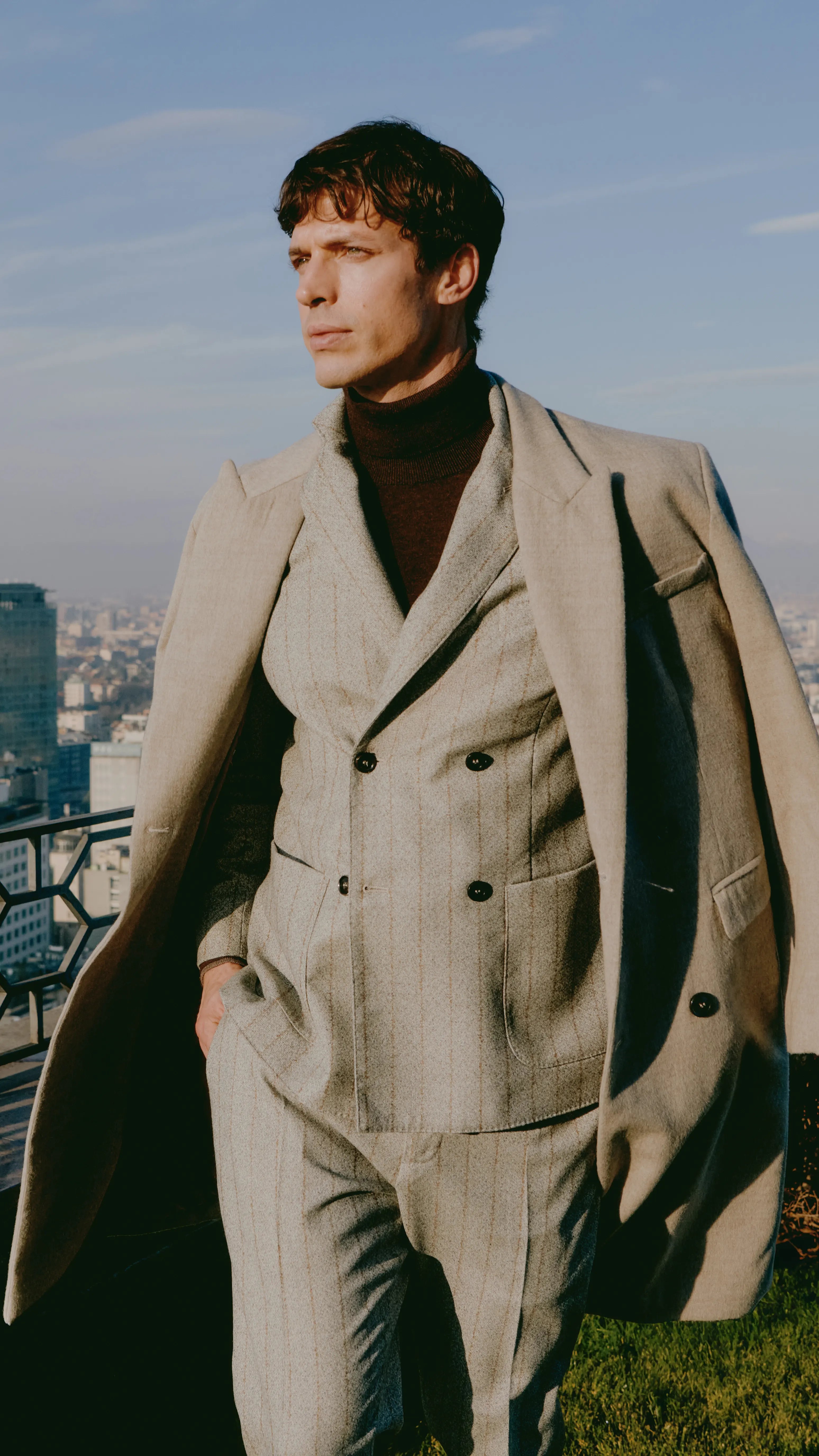 ジャケット・アウター OVY Casentino Over Half Coat (beige) OVY Casentino Over Half Coat (beige) Casentino Coat – ami boutique